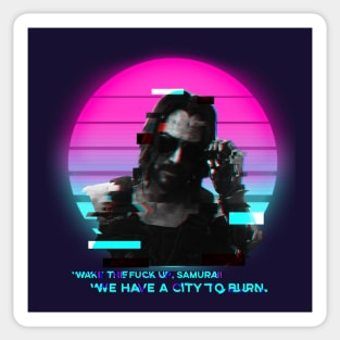 Cyberpunk Keanu Reeves Sticker